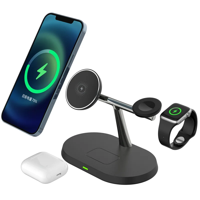 TA-5W Three-In-One Magnetic Wireless Charger Fast Charging Station, Suitable For  Products And Other Devices