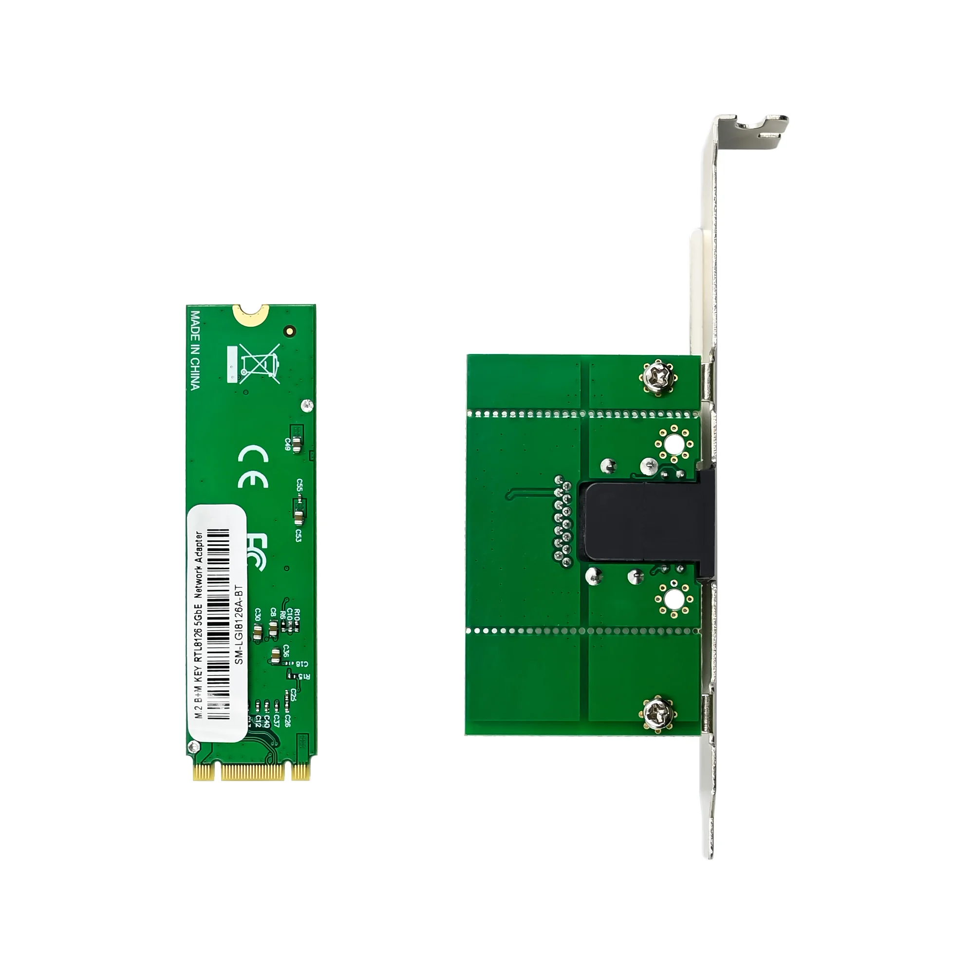 SUNWEIT ST7471 M.2 B + M RTL8126 5G سطح المكتب NIC Single-RJ45 5G/2.5G/1G/10/100M محول الشبكة الداخلي السلكي FCC/CE معتمد