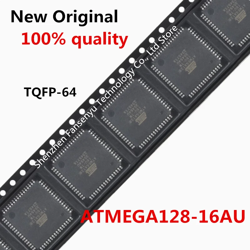 

(10piece)100% New ATMEGA128-16AU ATMEGA128 16AU QFP Chipset