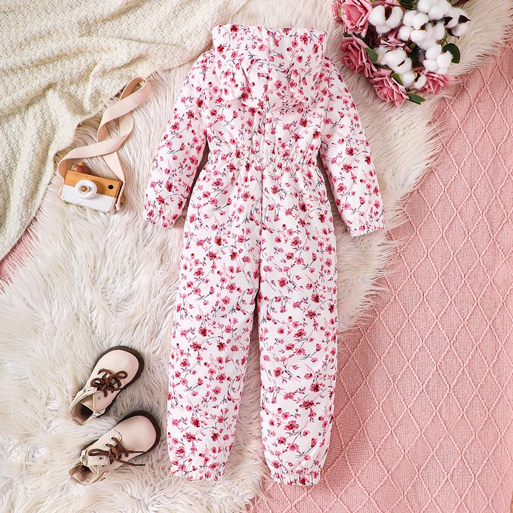 ชุดจั๊มสูทเด็กผู้หญิงแบบมีฮู้ด - Kids Outdoor Jumpsuit บทวิจารณ์และราคา