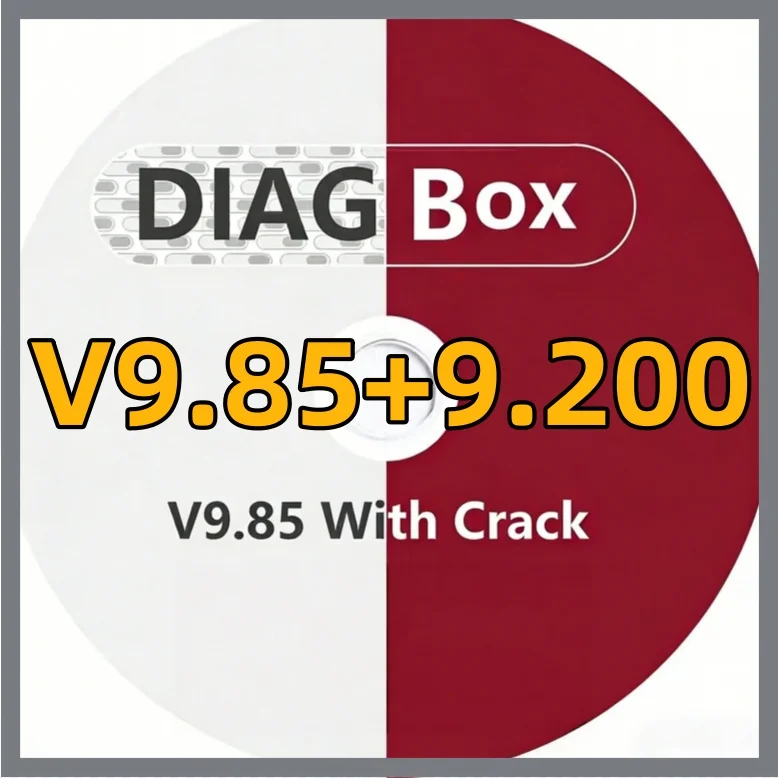Car Repair Tool Version DIAGBOX 9.2+9.85 Car Diagnostic Tool for up to 2024 Models No Virtual Machine Needed Automotive