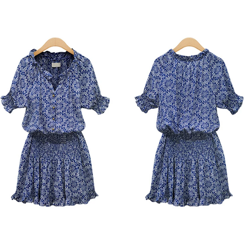 

Лето 2024, шикарная длинная юбка во французском стиле с квадратным воротником и цветочным принтом, разрезом по бокам, облегающая талию, для женщин, сексуальное платье для чая