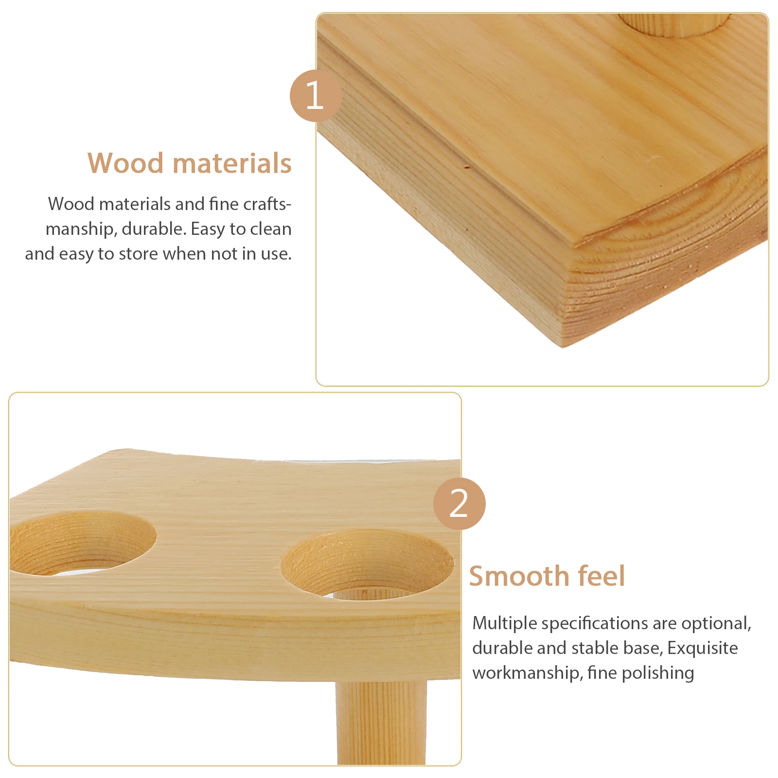 

Ice Cream Cone Rack Wooden Bracket Sushi Hand Roll Stand Christmas Picnic Birthday Wedding Cafe Restaurant Use