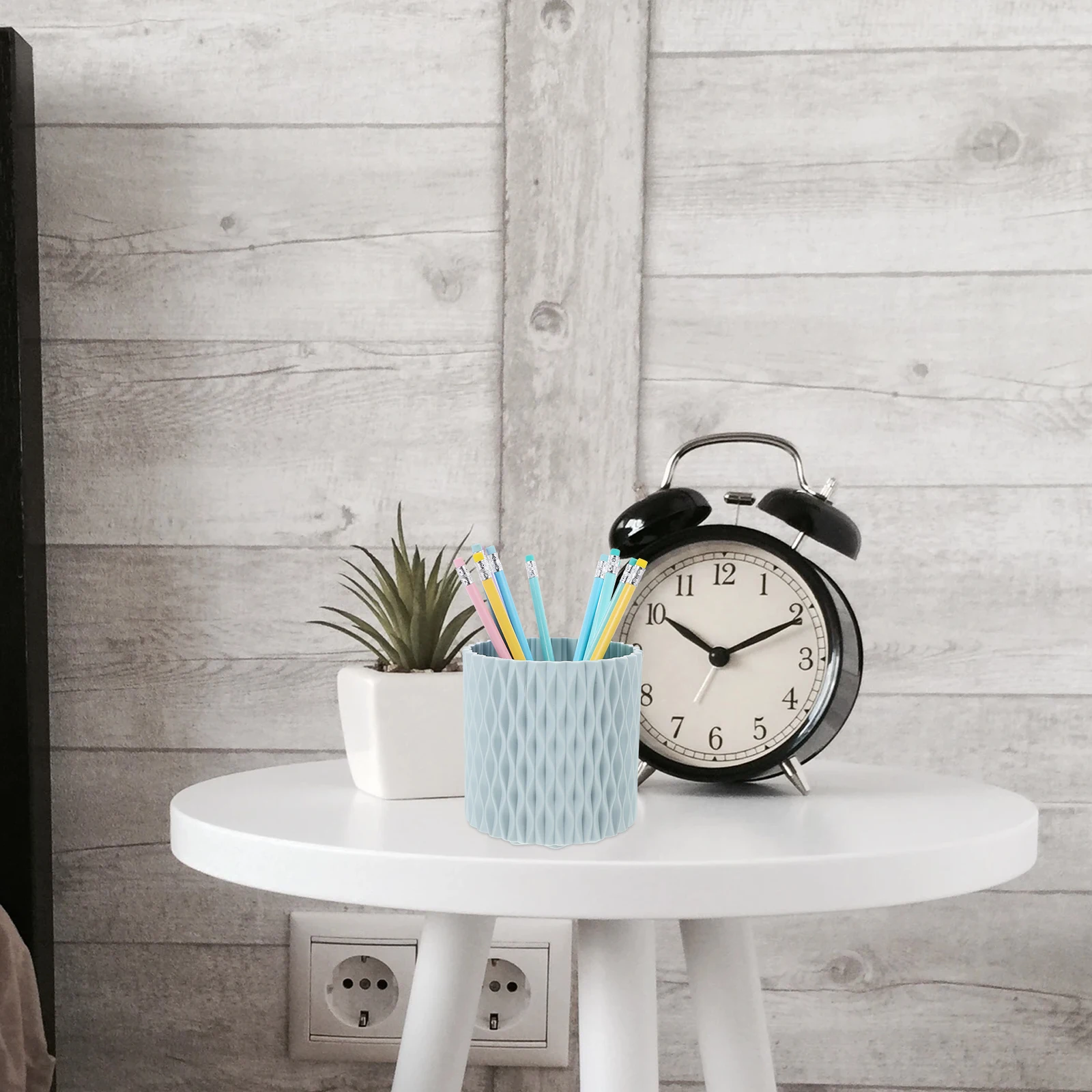 

5 Slot Rotating Pen Holder For Desk Spinning Makeup Brush Organizer 360 Degree Desktop Pencil Holder School Office