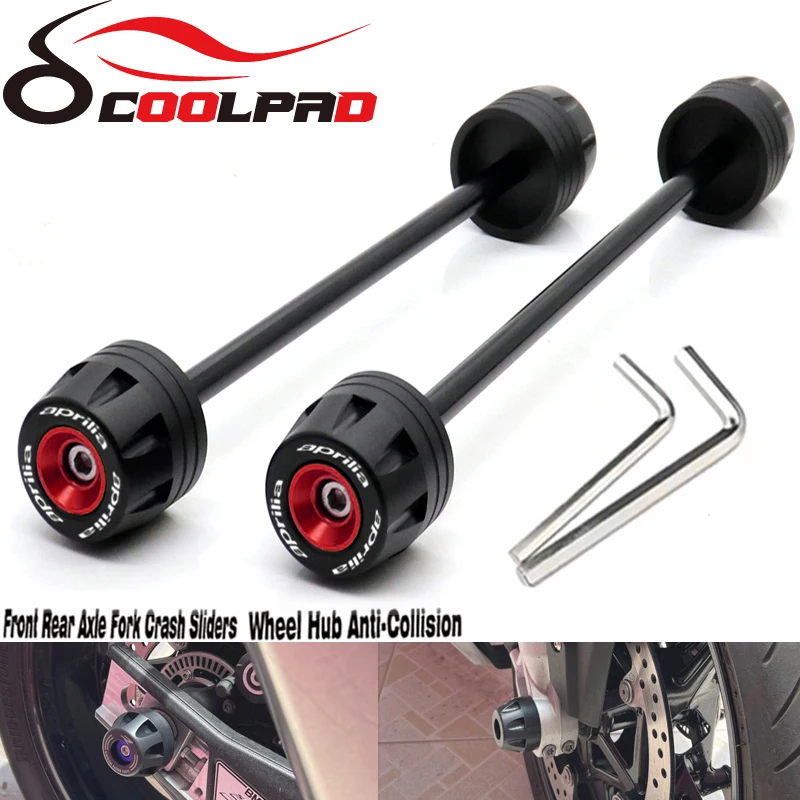 

Rear Front Axle Fork Crash Sliders For Aprilia RS Tuono 660 2021-2023 RS660 2022 Motorcycle Protection Wheel Hub Protector Block