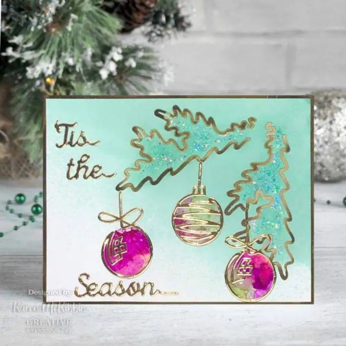 Christmas One-Liner Carbon Steel Die Set, Text/Plant/Animal Elements Tools for DIY Scrapbooking & Greeting Card Decoration