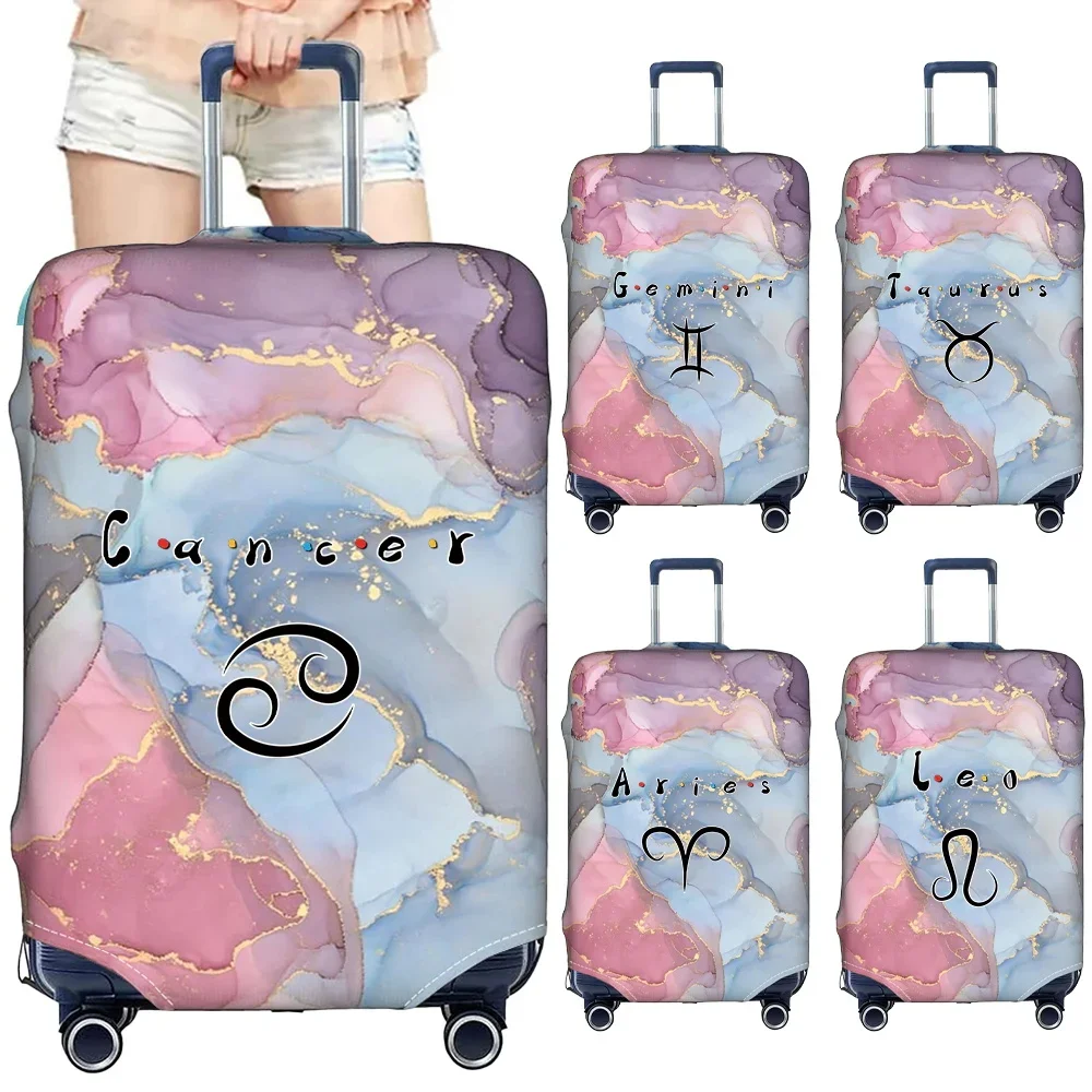 Dustproof Luggage Cover Elastic Suitcase Protector Case Constellation Series Baggage Covers Suitable 18-32 Inch Trolley Covers