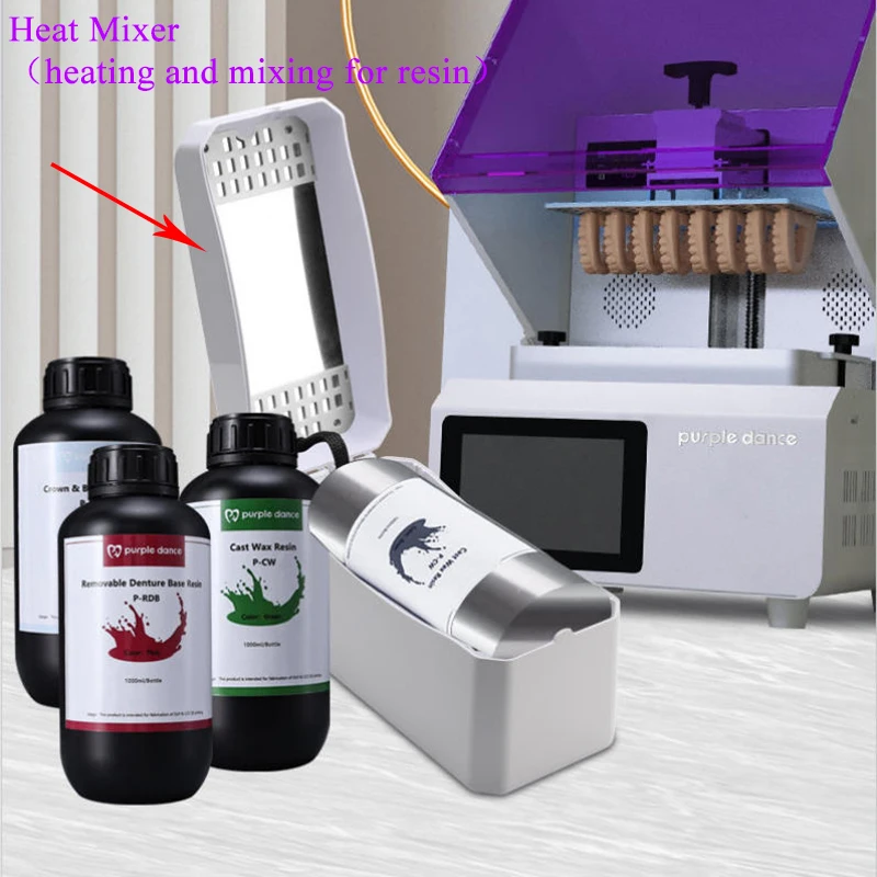 Dental 3D Printing Resin Heat Mixer for Heating and Mixing Resin