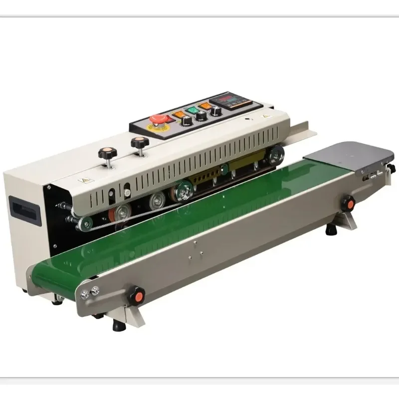 FR1000 Continuous Band Sealer Automatic Horizontal Sealing Machine Package Plastic Bag Band Packing Sealer