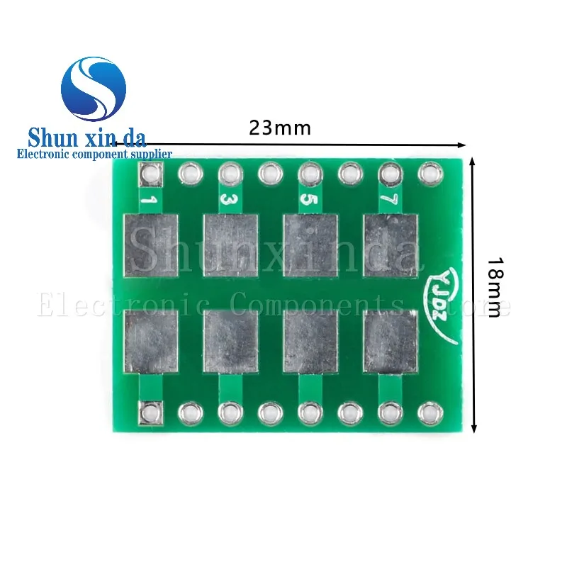 10PCS 1812 2512 1210 1206 SMA SMB SMC to DIP PCB Transfer Board DIP Pin Board Pitch Capacitance Resistance Adapter plate Convers