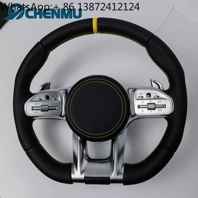 

Hot Selling Factory Custom Car Steering Wheel Suitable for Benz E S C G Series W205 W204 W212 W211 W213 AMG Full Leather