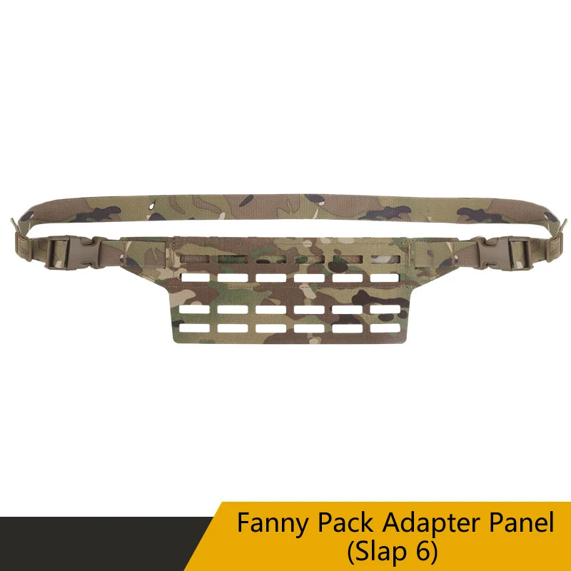 Fanny Pack Adapter Panel (Slap 6), Lightweight Design, MOLLE Mounting, Laser Cutting, Multiple Carrying Methods