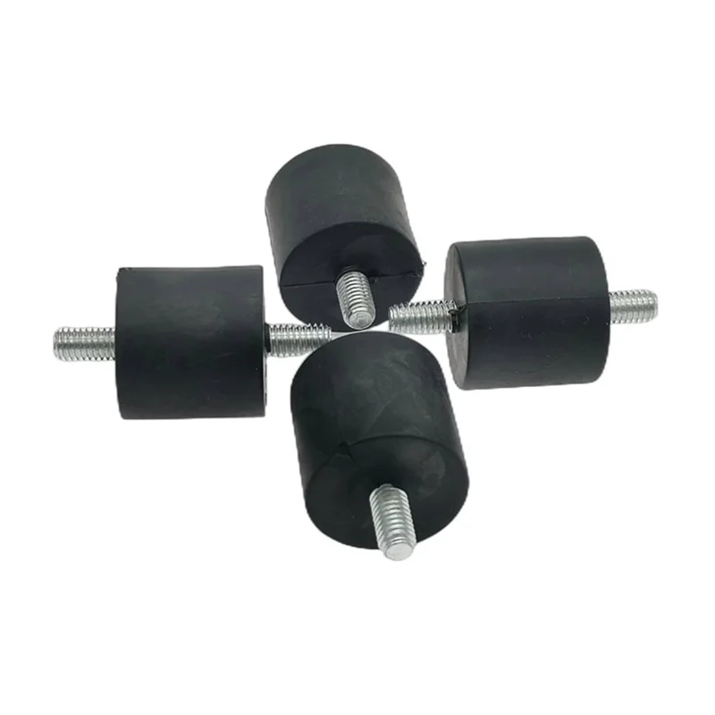 4 pezzi M6/M8 piedino in gomma anti-vibrazione buffer a vite per accessori aria con montaggio a vibrazione in gomma aerea
