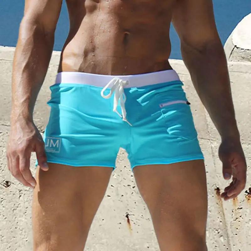 Costumi da bagno Sexy costume da bagno da uomo Sunga Masculina pantaloncini da spiaggia da nuoto da uomo Trunks Sungas De Praia Homens Badpak Mayo