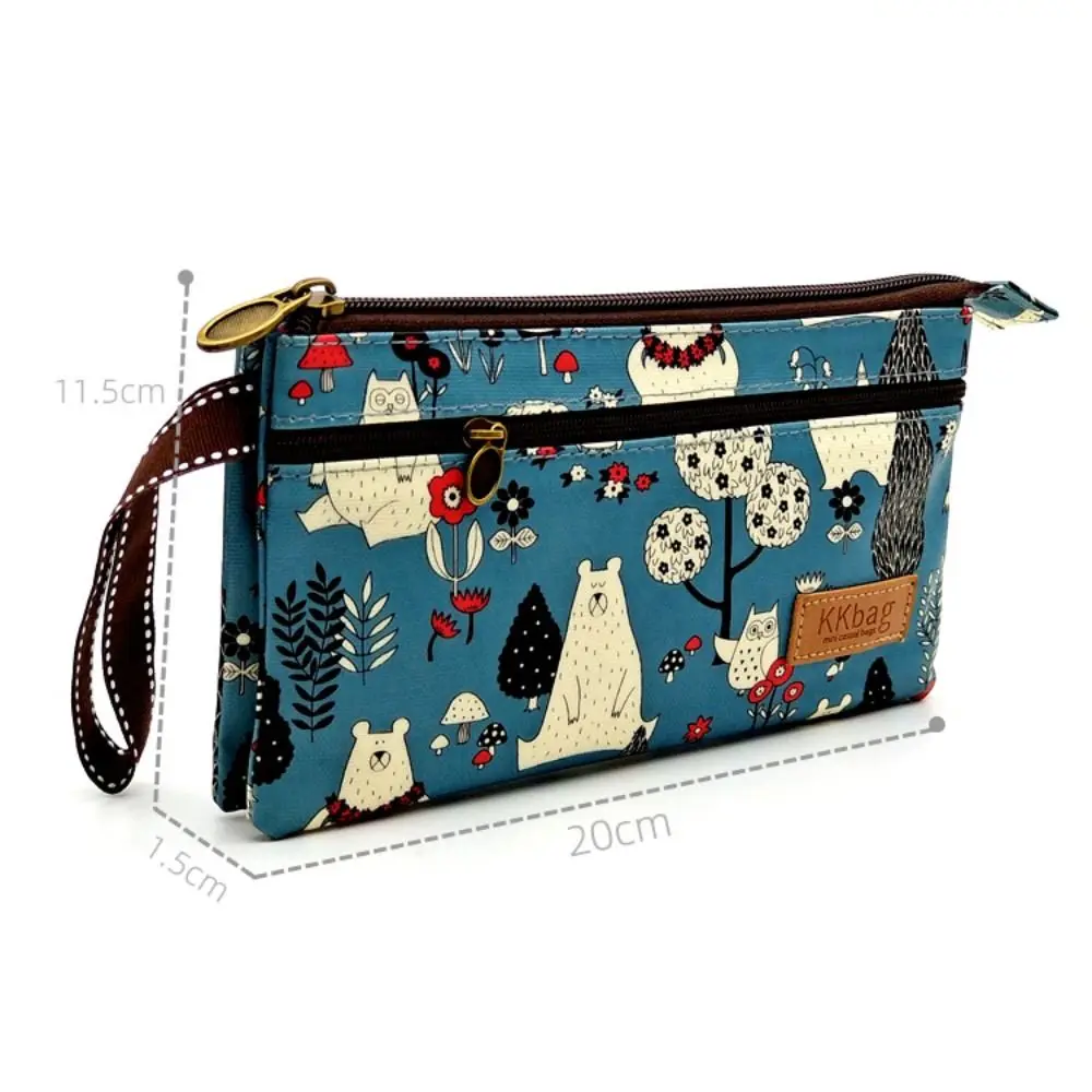 New Cartoon Animals portafogli Zero borsa portamonete donna breve Mini portachiavi borsa portaoggetti borsa con cerniera carina borsa per soldi per