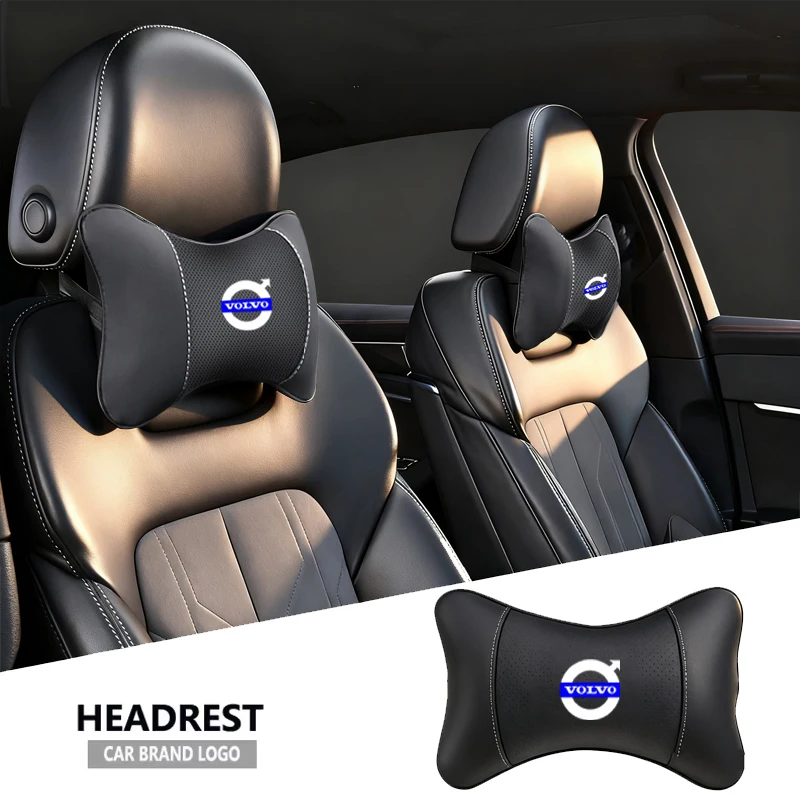 

1 шт. подголовник автомобильного сиденья с логотипом, подушка для шеи для Volvo ES90 EC40 EX40 EM90 XC90 V90 V60 XC60 V40 S80 S60 S90 C40 XC40 V70 XC70 C