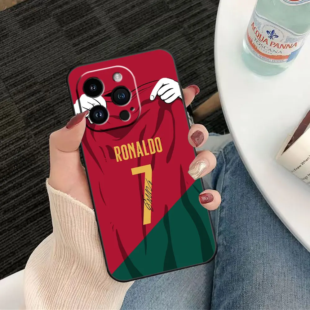 Football Player 10 7 Phone Case For iphone 15 14 13 12 11 Pro XS Max Mini X SE APPLE 16 8 7 Plus Silicone Case Funda Capa Shell