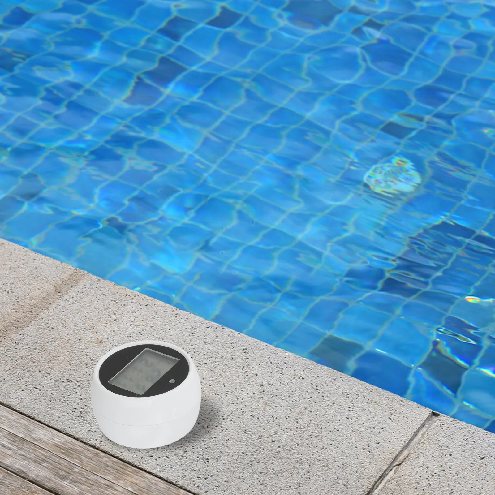 عائمة لمؤقت ميزان حرارة الحمام الجليدي مع شاشة مزدوجة لتتبع دقيق لدرجة حرارة الماء والمفترة