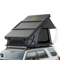 SAN HIMA Quick Set Up Waterproof Car Hardshell Rooftop Tent Triangle Hard Shell Roof Top  X-frame RTT