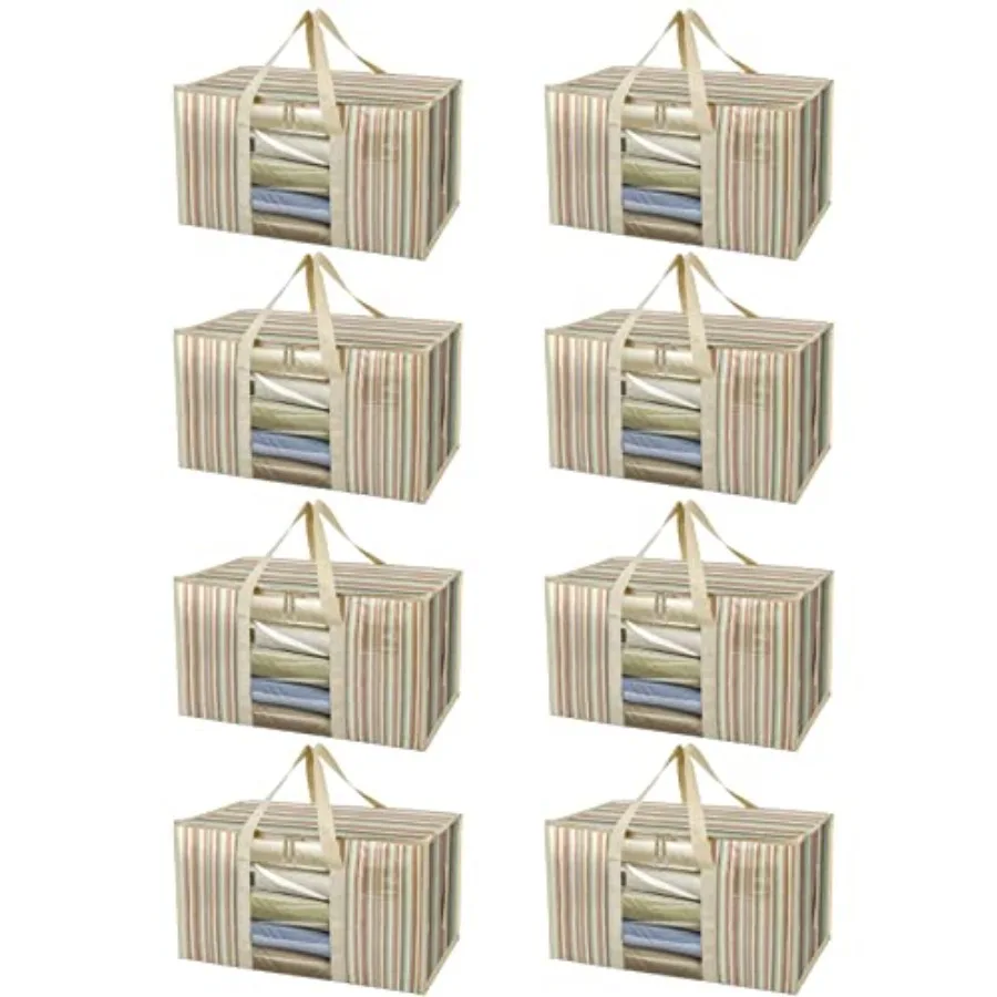 

Oversized Moving Bags with Reinforced Handles Heavy-Duty Storage Tote Moving Supplies for Packaging Camping e