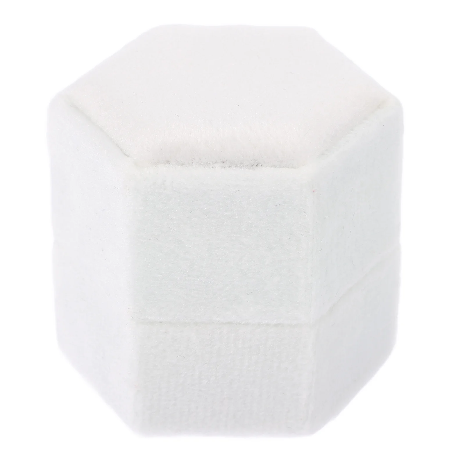 

Single Ring Box Hexagonal Jewelry Organizer Storage Case Wedding Bridal Ring Holder Gift Packaging Home Storage Tool