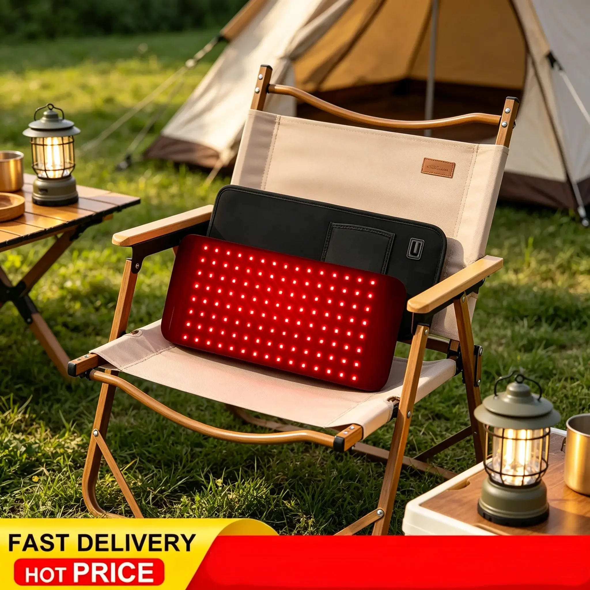 

Red Light Therapy Pad, 660nm & 850nm Near‑Infrared LED Light Therapy , Pad for , Body, Back, Knee, Hands & Feet Pain Relief