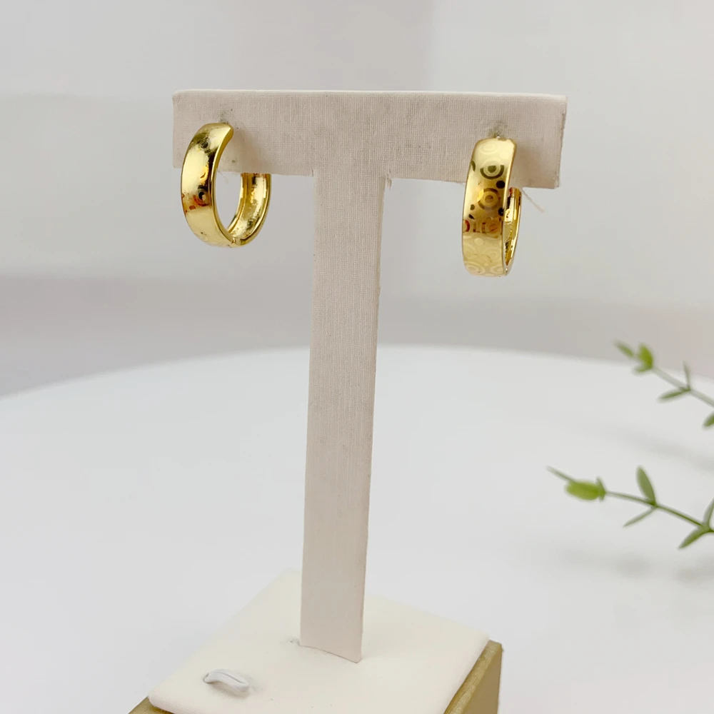 Yuminglai Fashion Luxury Dubai Jewelry Accessories Superior Quality Goldplated Earrings for Women FHK24390
