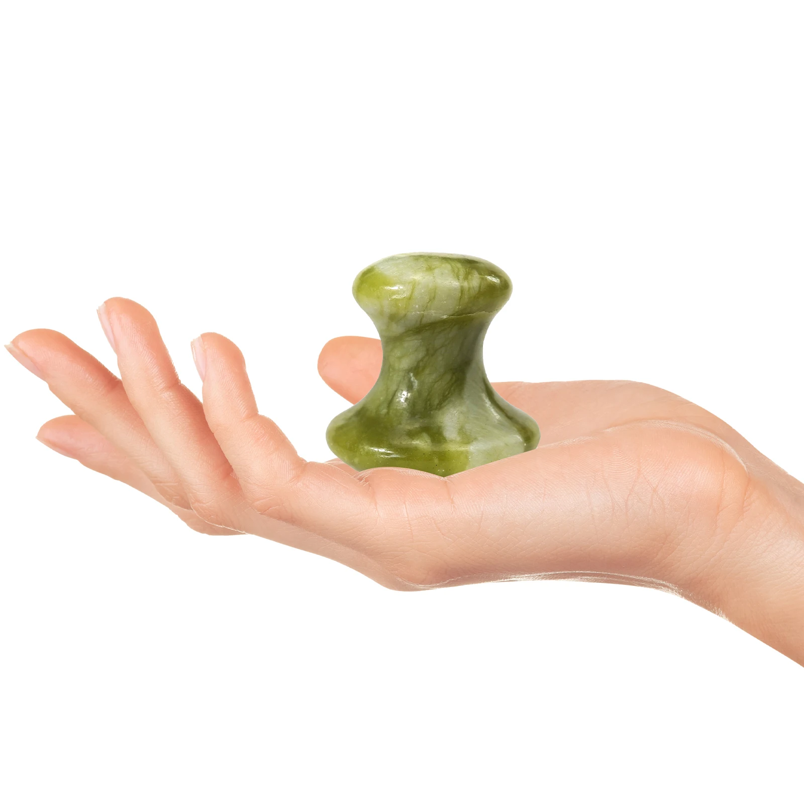 

High Grade Jade Gua Sha Massage Stone Durable Face Eye Lip Forehead Body Smooth Scraping Tool Massage Accessory