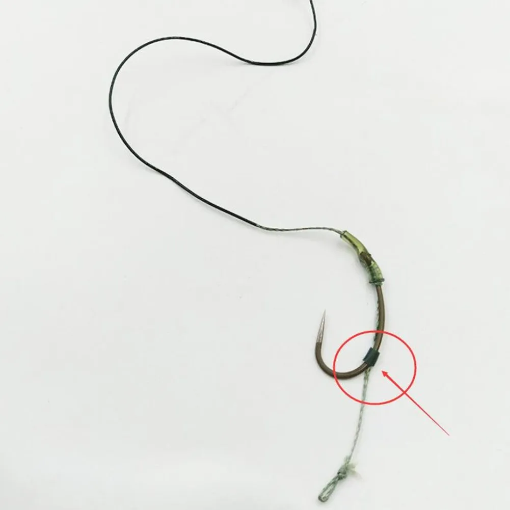 

1/2m Plastic Hose Carp Tackle Silicone Anti-Tangling Rig Rope Fishing Plastic Hose Casing Fishing Equipment Accesseries Tools