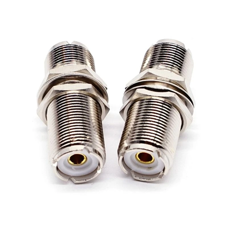 UHF SO239 RF Connector Coaxial UHF SO239 Female to Female RF UHF Adapter