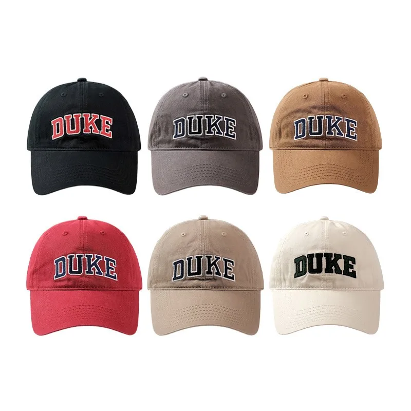 

Men and Women Street Trend Fashion Letters Embroidered Baseball Cap Spring and Summer Outing Holiday Duck Tongue Cap Rebound Cap