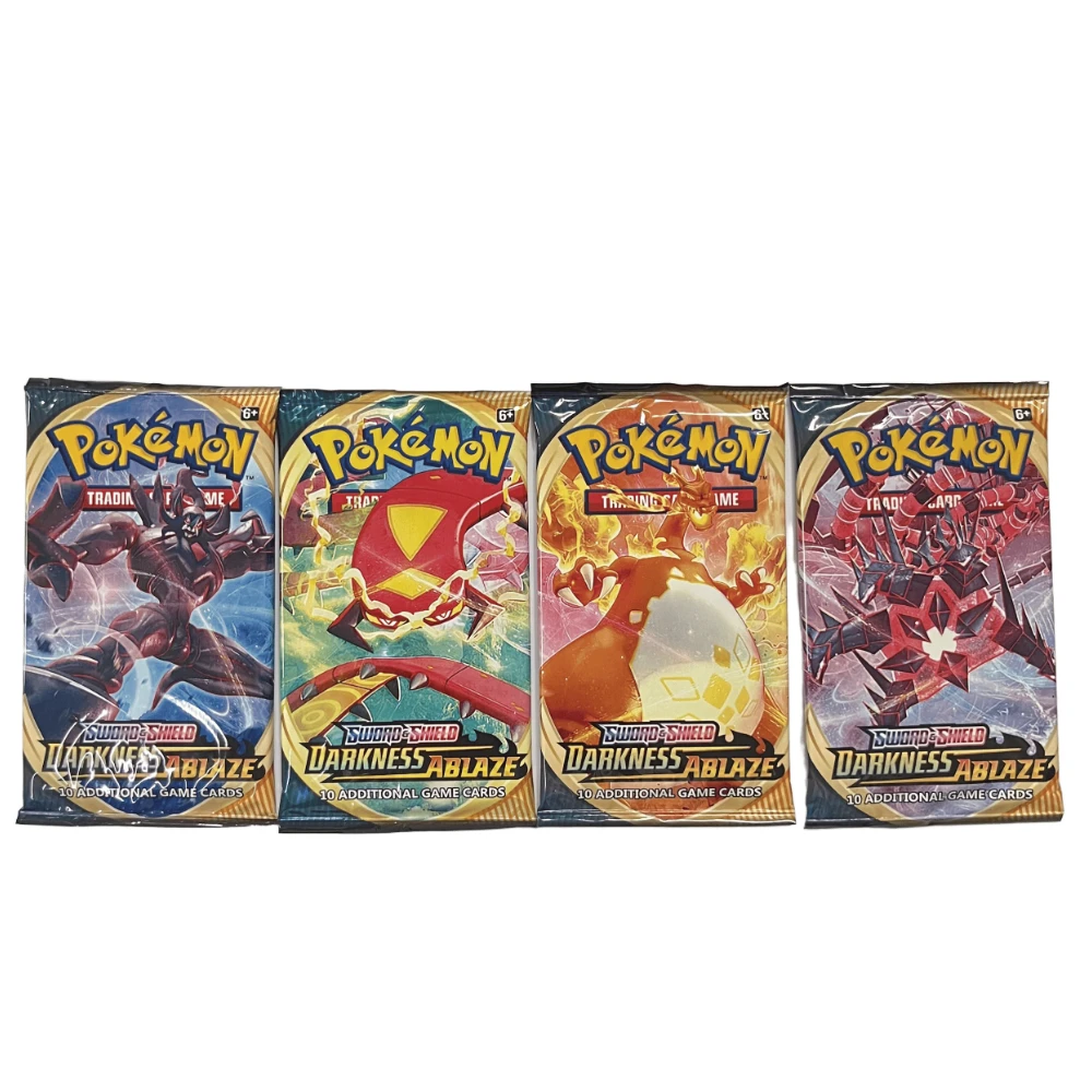 40 قطعة بوكيمون PTCG ميجا تطور الأسود الترباس الأبيض مضيئة بطاقات التداول الإنجليزية الداعم معركة جمع بطاقة لعبة هدايا الأطفال #5