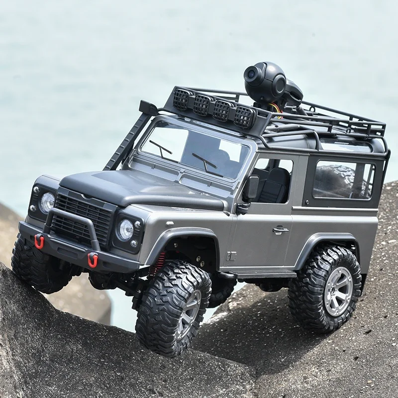 RC 1: 12 تصميم إطارات مزدوجة، جهاز تحكم عن بعد ثنائي الوضع متناسب تمامًا، مركبة تسلق قوية بأربع عجلات على الطرق الوعرة