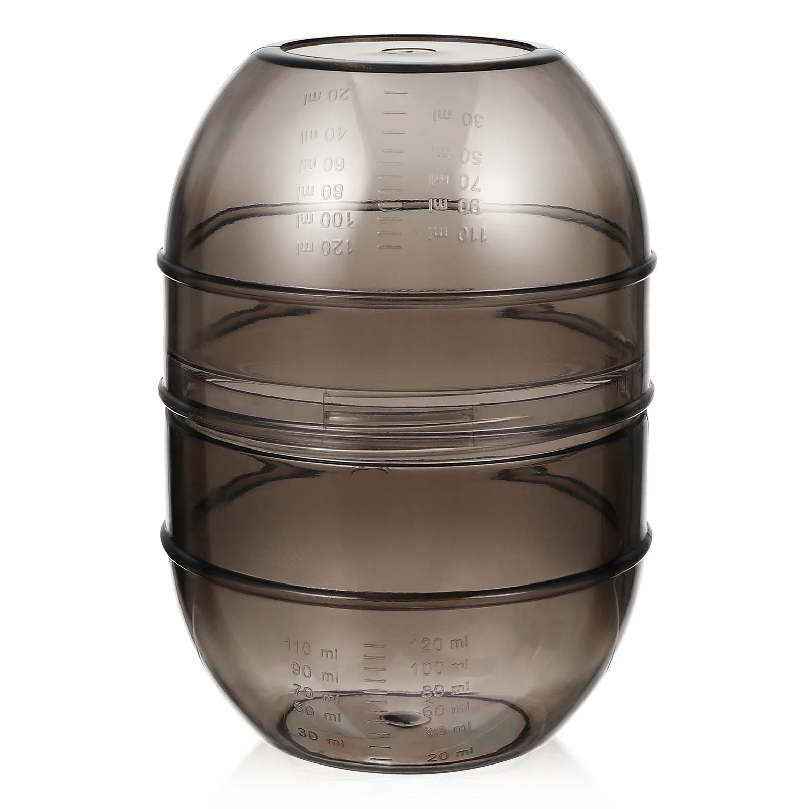 صبغ خلط كوب المزدوج علامات التخرج وعاء اللون لصالون المنزل استخدام مجموعة تلوين الشعر أدوات مادة البولي بروبيلين لون الشعر #5