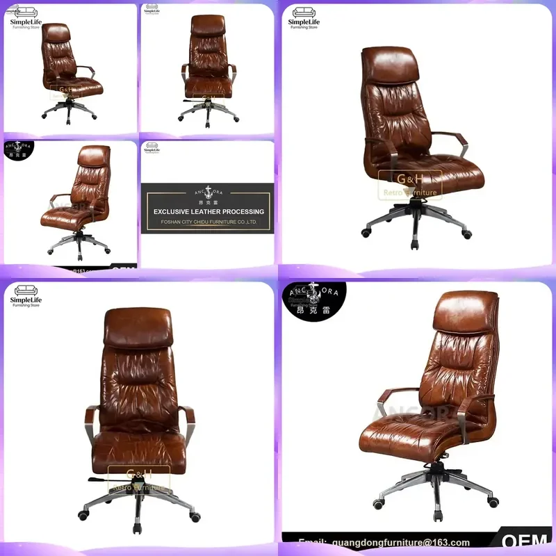 Ergonomic Office Chair High Back Executive Computer Desk Chair Modern Home Office Furniture Adjustable Lumbar Support Mesh