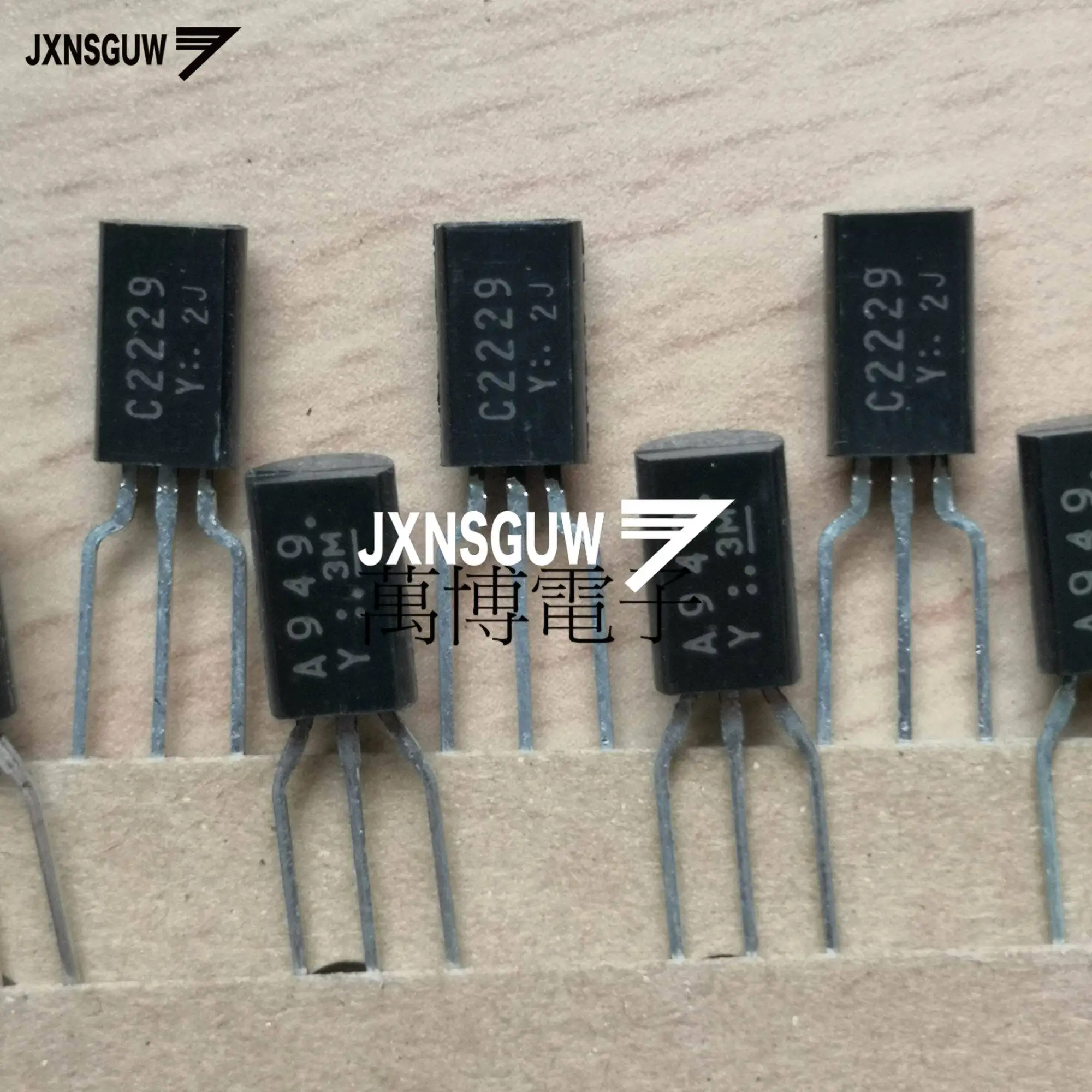 10 Pasang 2SA949 2SC2229 Y TO-92 Transistor A949 C2229 Penguat Daya Audio 2SA949-Y 2SC2229-Y Power Transistor Laser Word