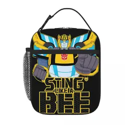 Transformers Autobots Lunch Bags Insulated Bento Box Waterproof Lunch Tote Leakproof Picnic Bags Cooler Thermal Bag for Woman