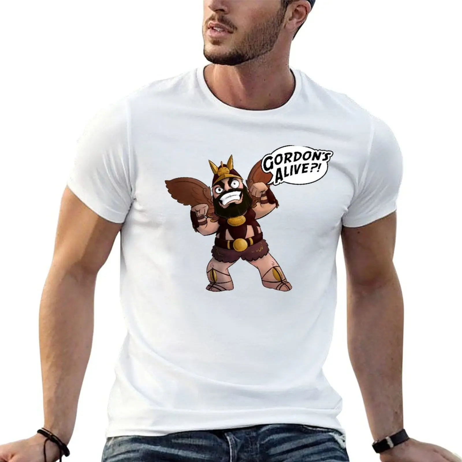 Gordon est vivant ?! T-shirt homme 100% coton, t-shirts de marque de luxe pour homme, t-shirt drôle en coton, t-shirt uni pour homme