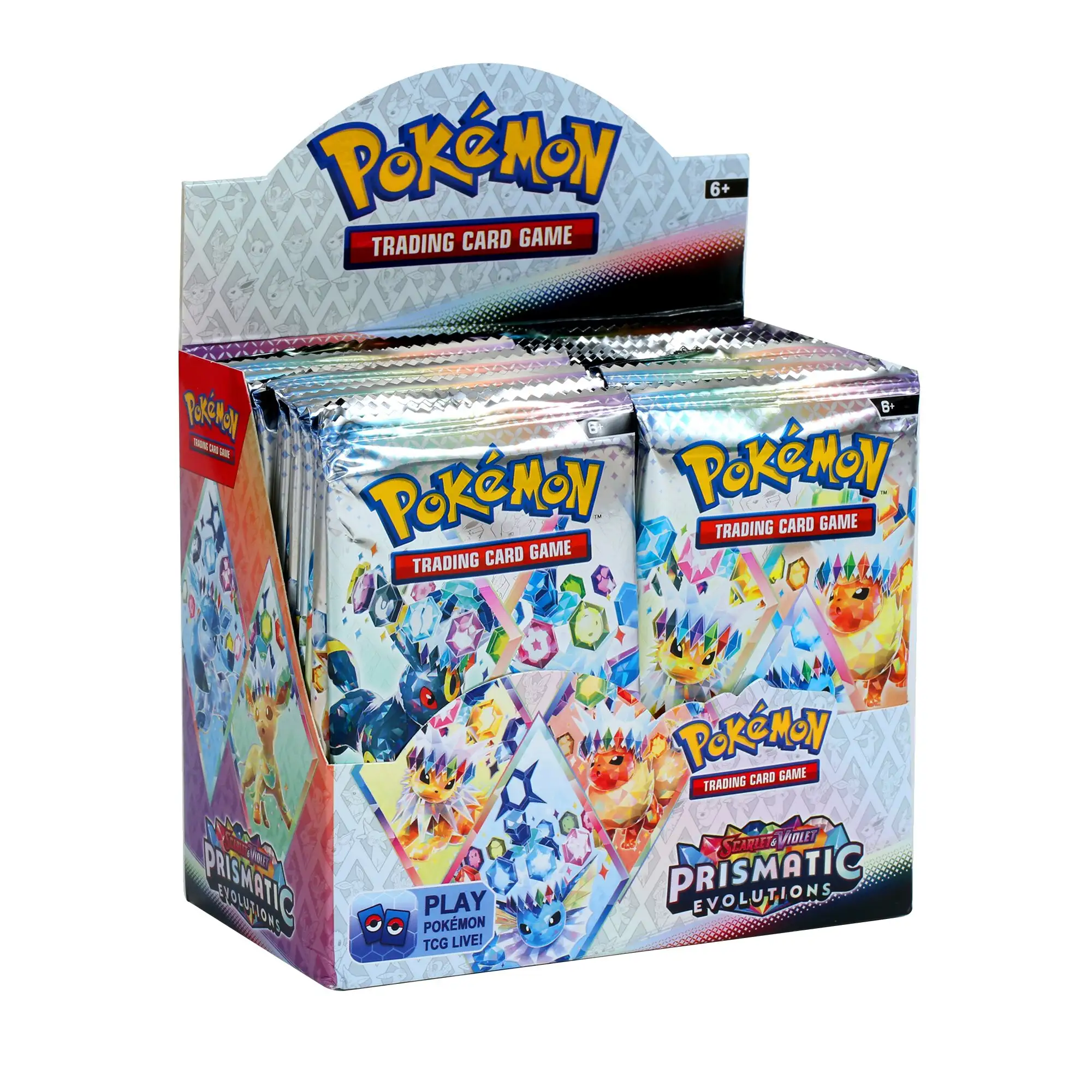 Cartão pokémon 360 peças, evolução prismática, violeta escarlate, 151 purga, faíscas, fãs da PALDEAN, impulsionador em inglês, cartão de transação de batalha