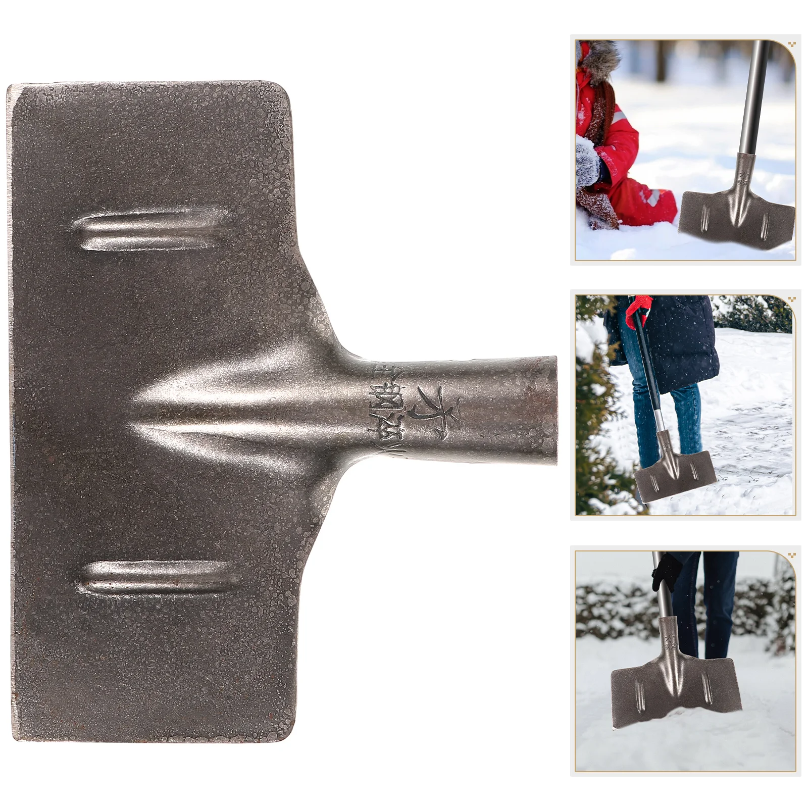 

Snow Shovel Multi-Purpose Outdoor Frost Removal Tool Manganese Steel Ice Scraper Car Bike Electric Vehicle Snow Cleaner Durable