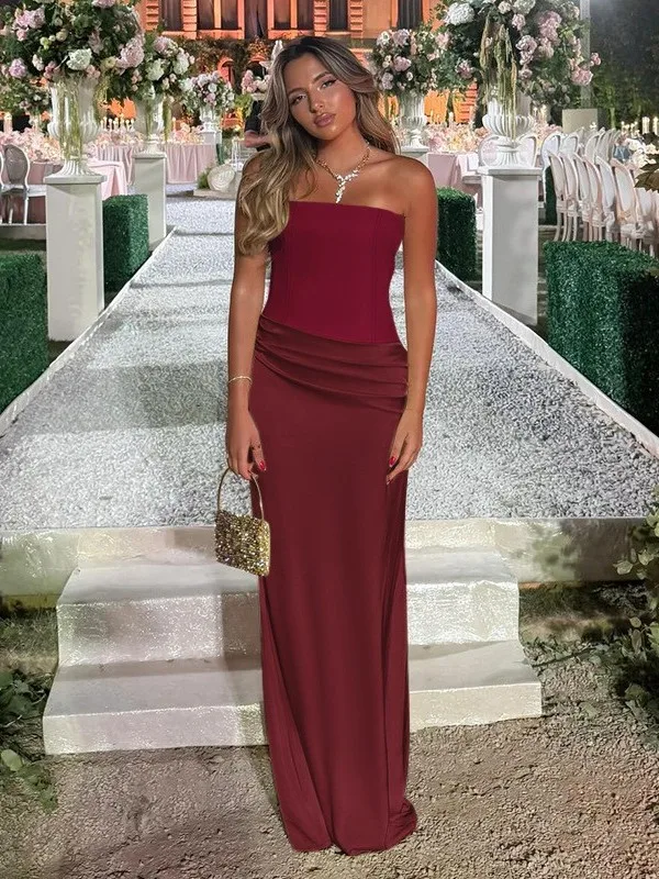 

Ele Sexy Slim Fit Long Skirt High Waist Thiened Winter Dr Ladies Faionable Spicy Girl Sle Ciwalk Gown