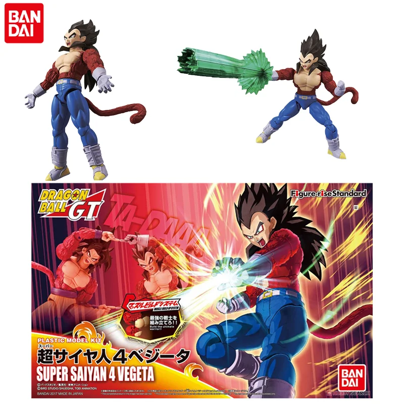 

Original Anime Figure BANDAI Dragon Ball GT Vegeta Super Saiyan Assembly Model Anime Action Figures Toys for Children PVC