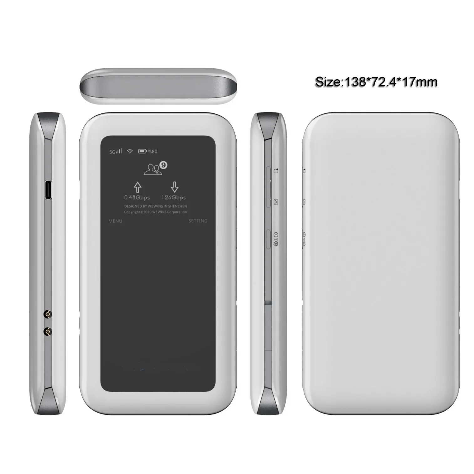 X62 5G модем Wi-Fi портативный карманный mifi с двойной антенной sim esim маршрутизатор Qualcomm