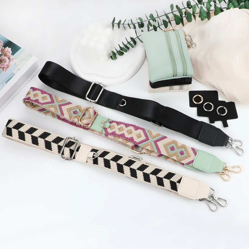 Mobile Phone Lanyard Crossbody Phone Strap With Wallet Card Neck Cord Clip Hang Lanyard Anti-lost Strap Accessories For Handbags