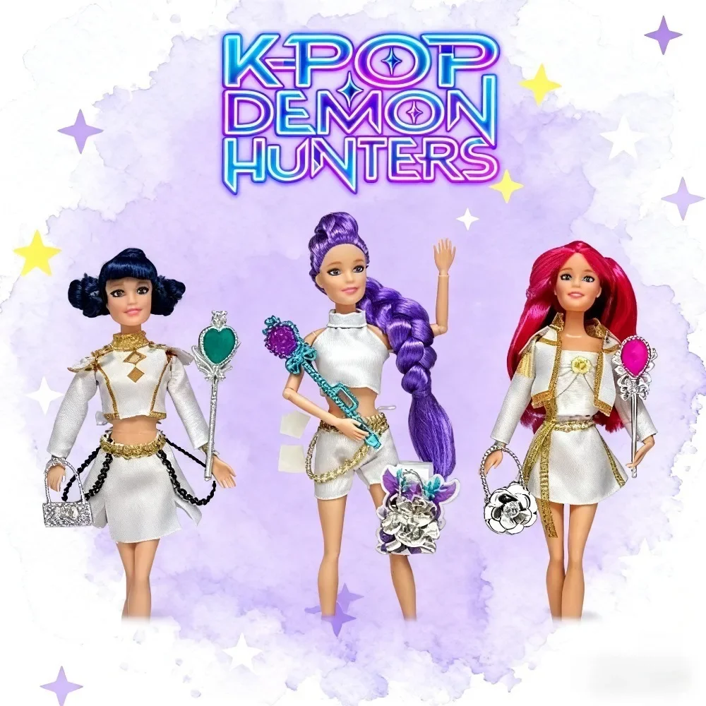 ديكور مكتب فيلم Kpop Demon Hunters Anime - شخصية Lumi Mira Zoey الجديدة لعام 2025، هدية للأولاد لعيد الميلاد