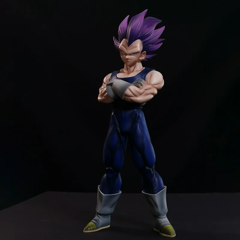 27cm/10.63inch Dragon Ball Z Majin Vegeta Figure Ultra Vegeta Super Saiyan Action Figures YJ Statue Collection Model Toys Gifts view 6