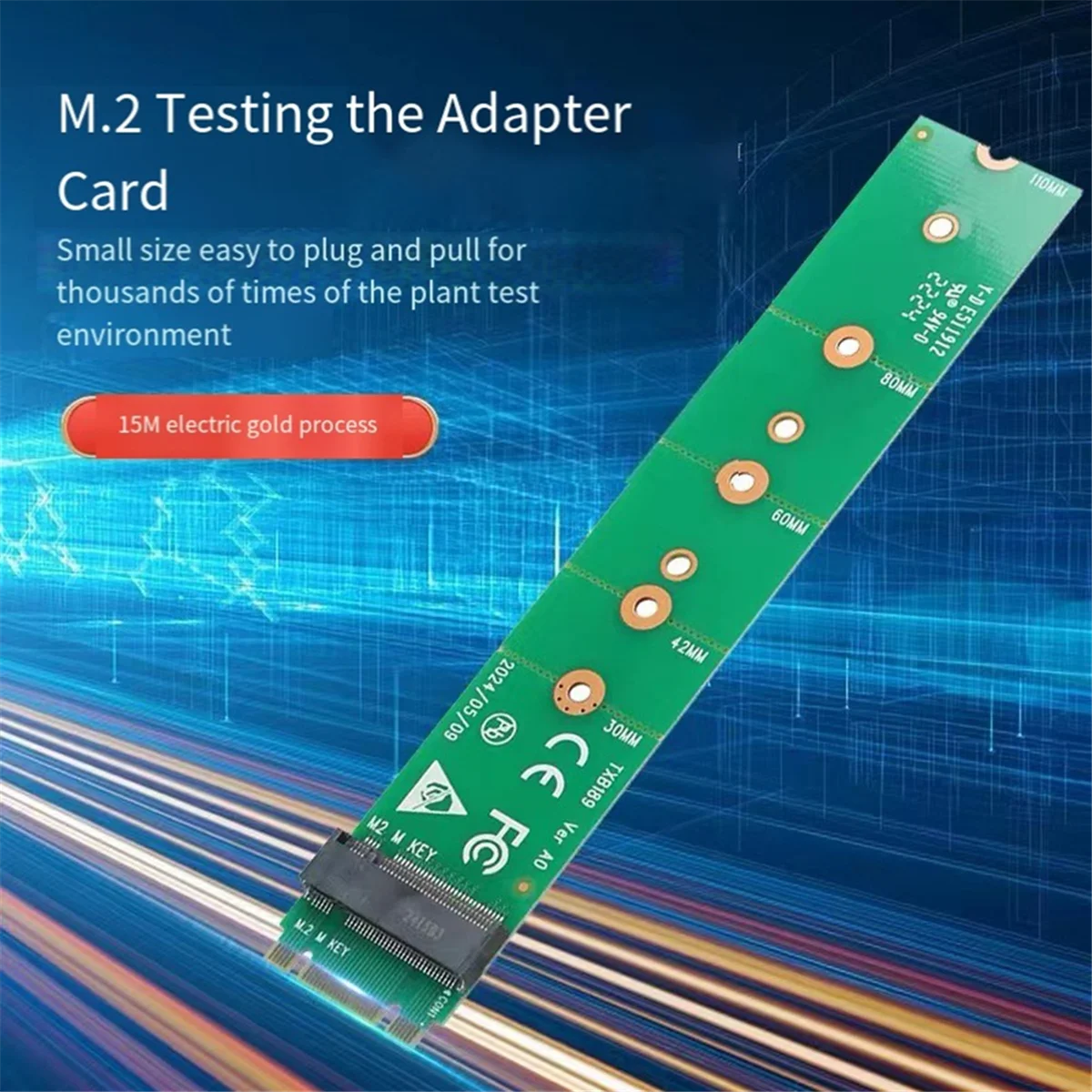 Scheda di estensione dell'adattatore di prova NVME L53A-M.2 Scheda di estensione dell'adattatore di prova dell'unità a stato solido Mkey