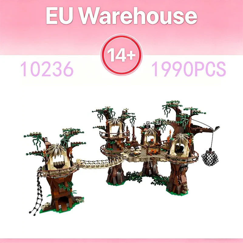 Blocs de construction Village forestier, 1990 pièces, jouet de construction en briques, compatible avec le set 10236, cadeau d'anniversaire ou de Noël pour adultes