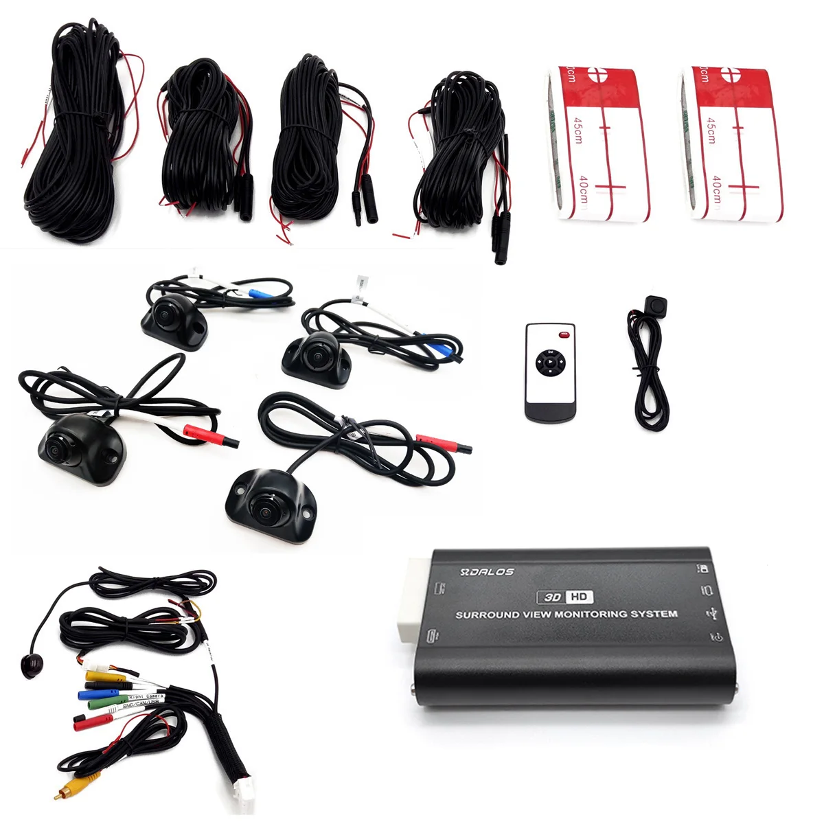 

Car Parts&accessories High Quality Bird View 360 Degree Surrounding Viewing System Vehicle Blind Spot Panoramic Camera