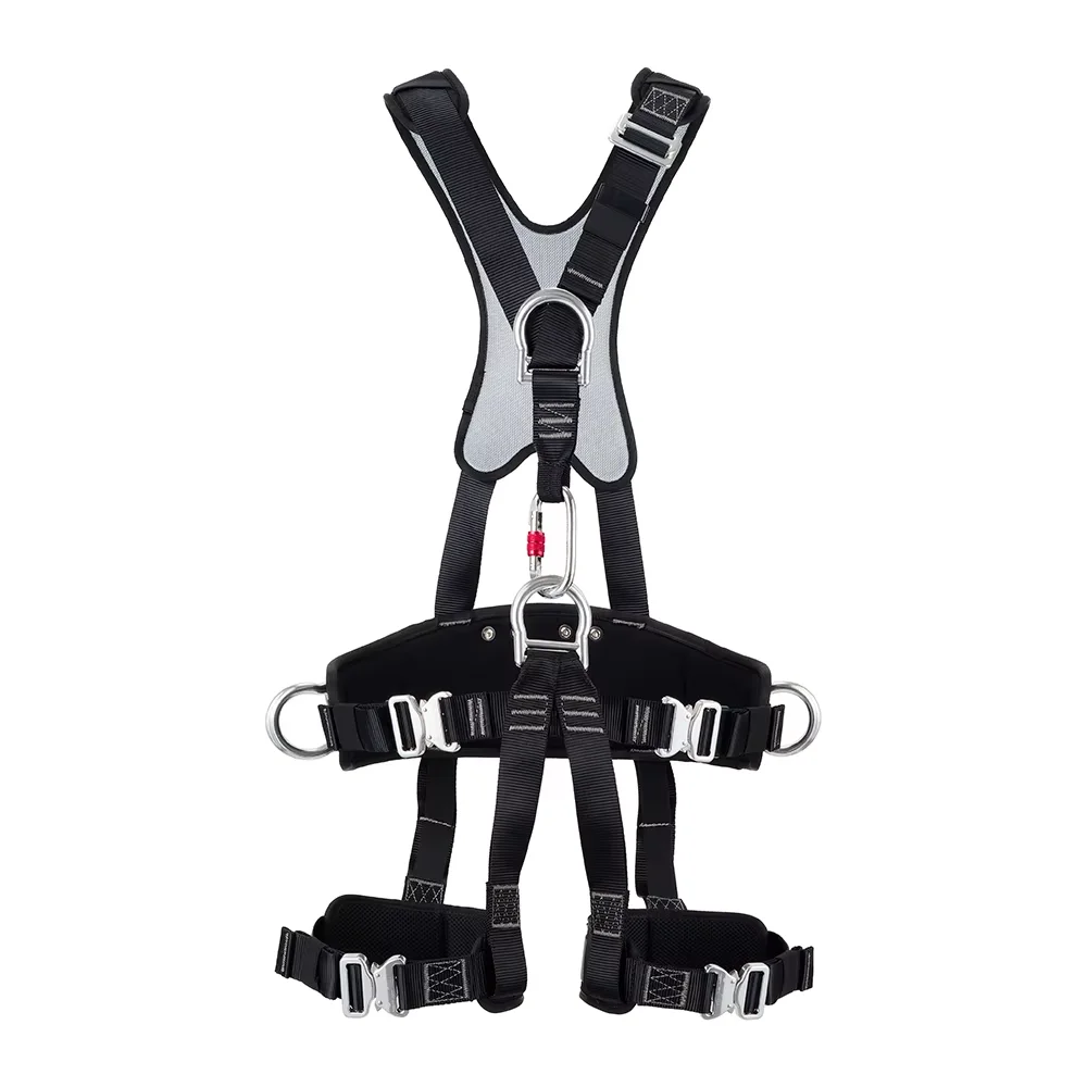 

Полноразмерный пятиточечный страховочный пояс для экстренного спасения, спуска и защиты от падений, страховочная веревка для альпинизма